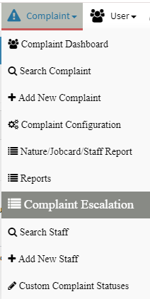 complaint escalation, service request escalation