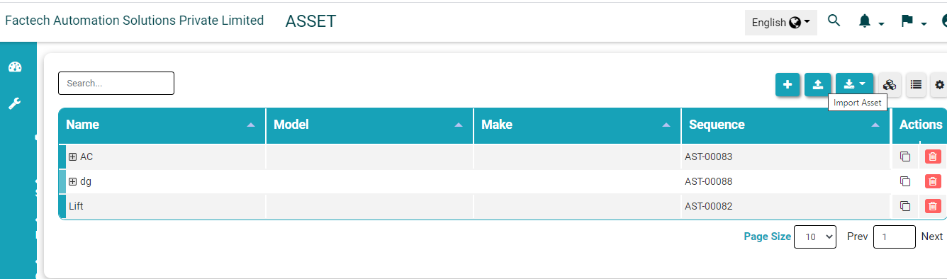 import assets in cafm cmms in bulk from excel sheet