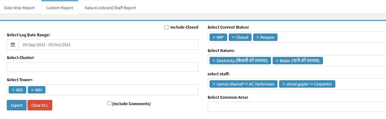 complaint custom report, get full control on your complaint MIS