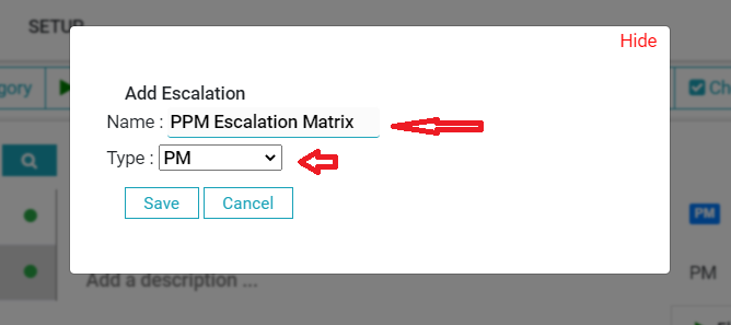 PPM Escalation Matrices