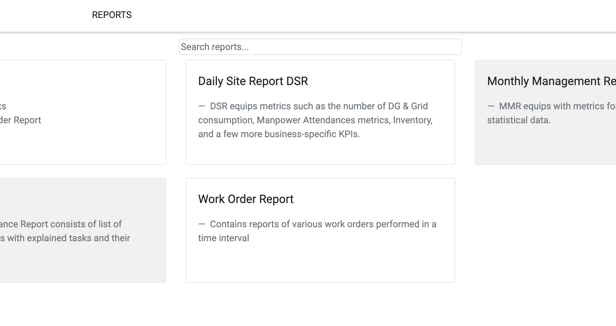 export completed work order details in Factech CAFM