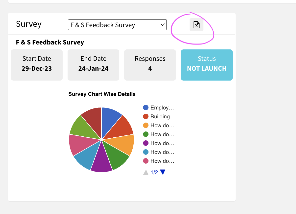 export survey response