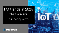 the image show the text FM trends in 2025 that we are helping with by https://factech.ai/