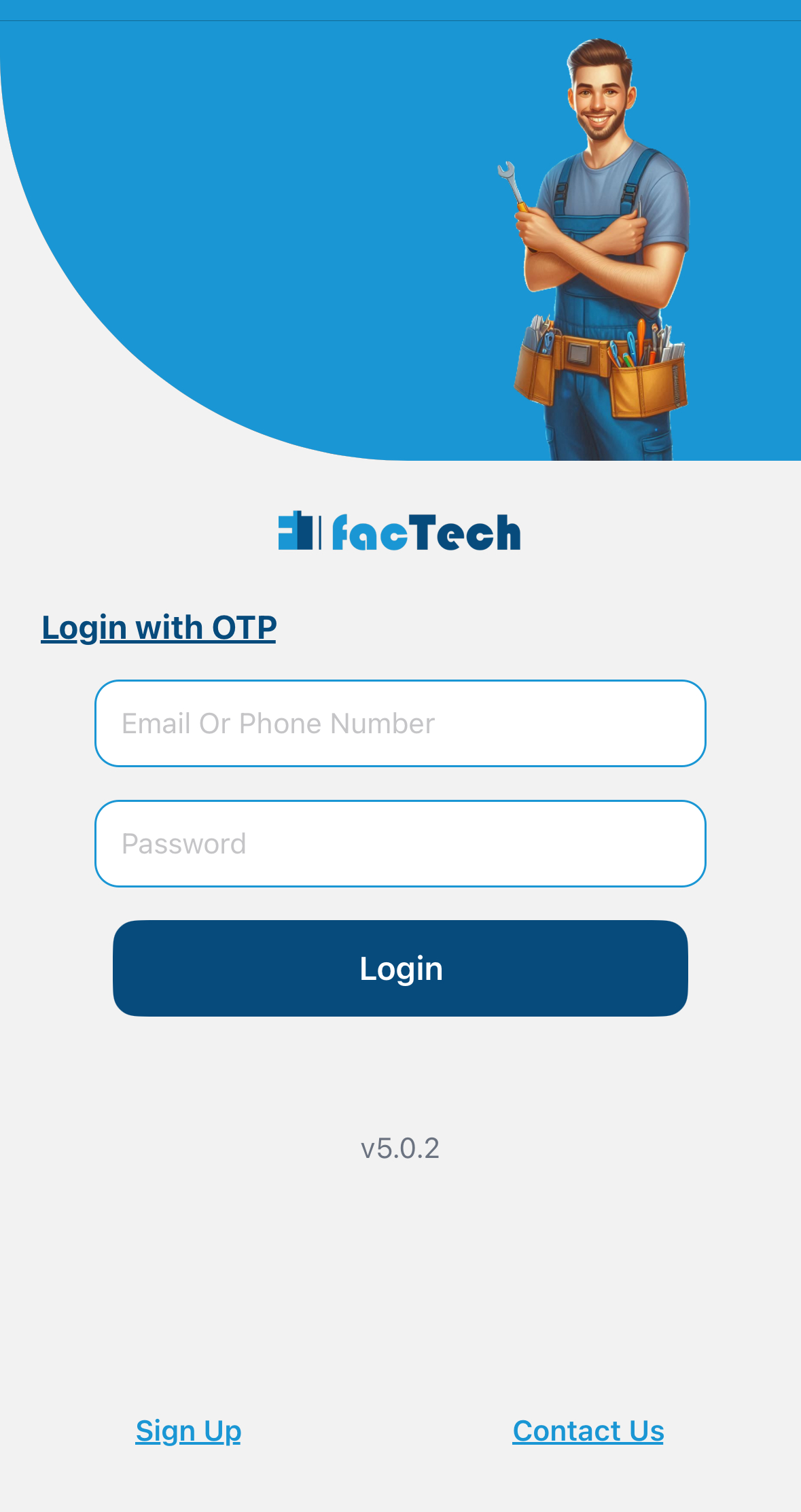 Facility manager login into cmms and cafm