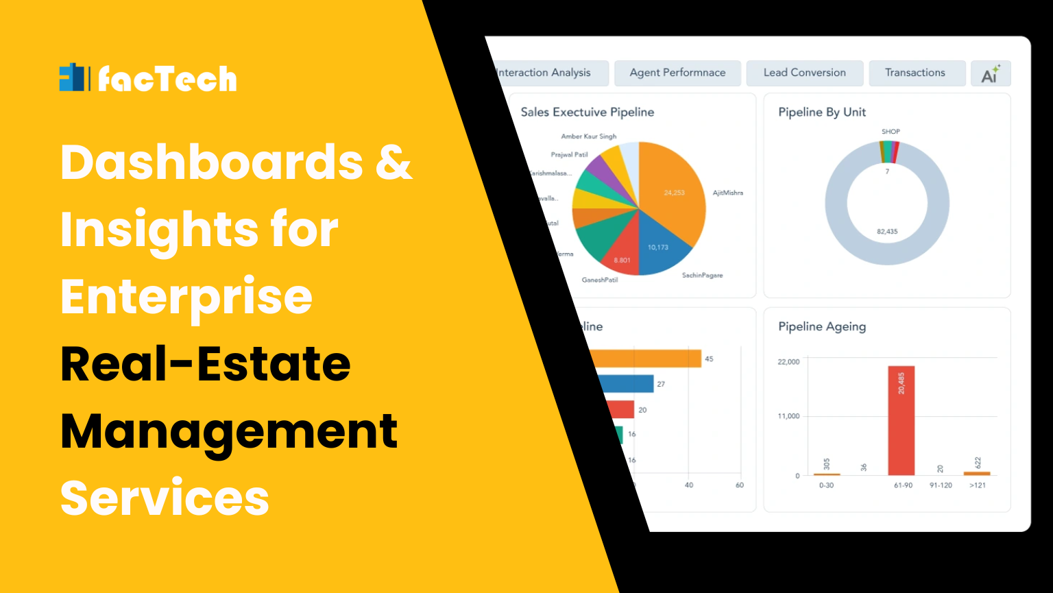 Dashboards & Insights for Enterprise Real Estate Management Services by https://factech.ai/