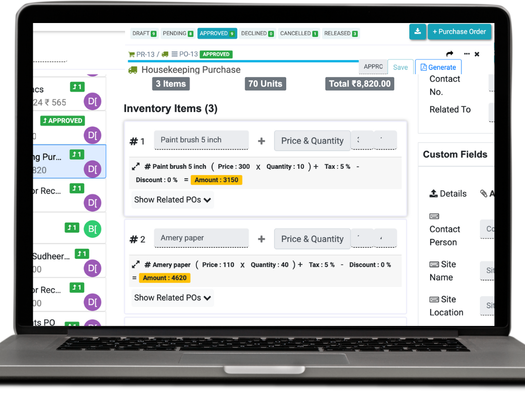 Features of a good Vendor Management System 